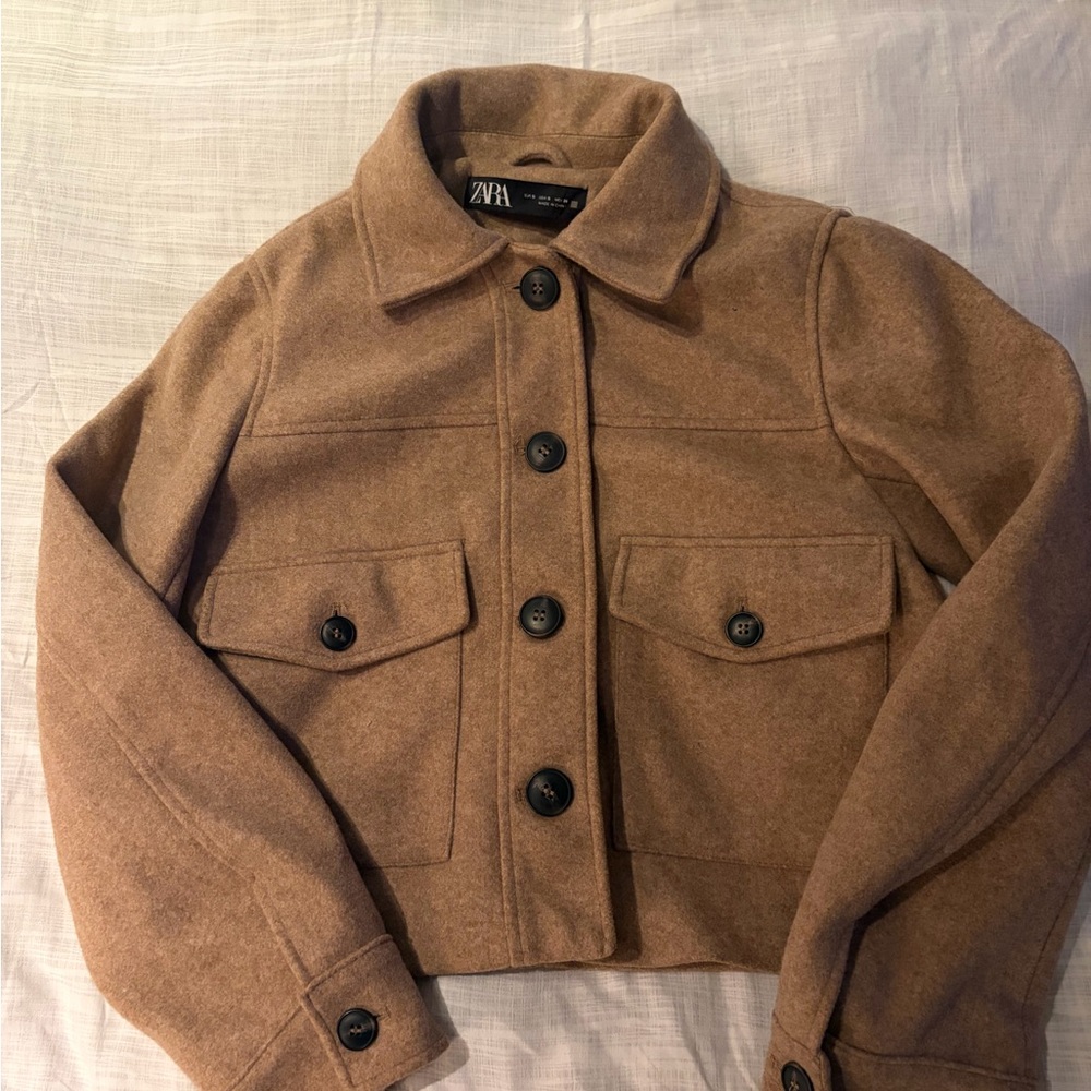 Zara Women's Brown Utility Jacket